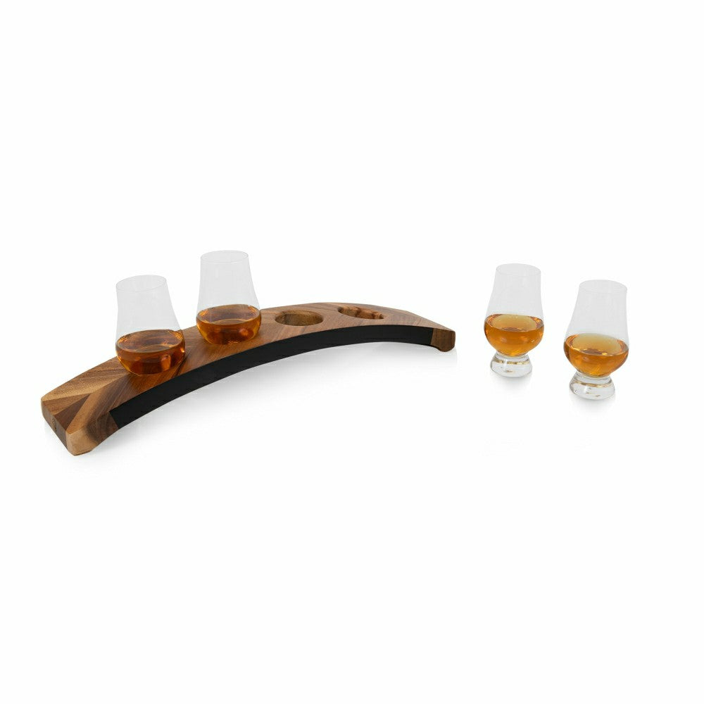 Lowlands Whiskey Flight Glencairn® Glass Tasting Set | Plow & Hearth