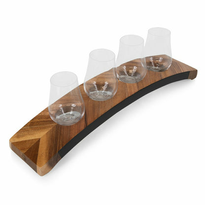 Lowlands Whiskey Flight Glencairn® Glass Tasting Set | Plow & Hearth