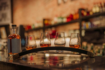 Lowlands Whiskey Flight Glencairn® Glass Tasting Set | Plow & Hearth