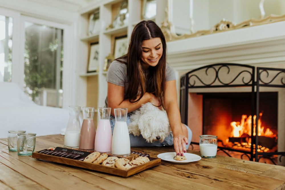 Cava Wine Tasting Kit with 4 Glass Carafes | Plow & Hearth
