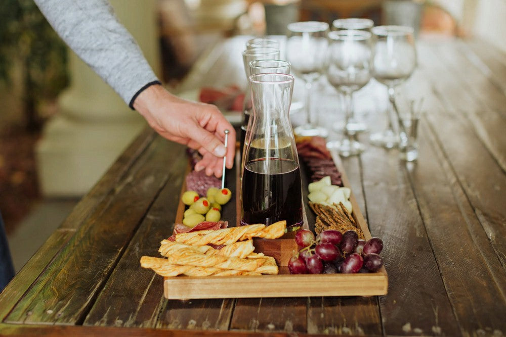 Cava Wine Tasting Kit with 4 Glass Carafes | Plow & Hearth