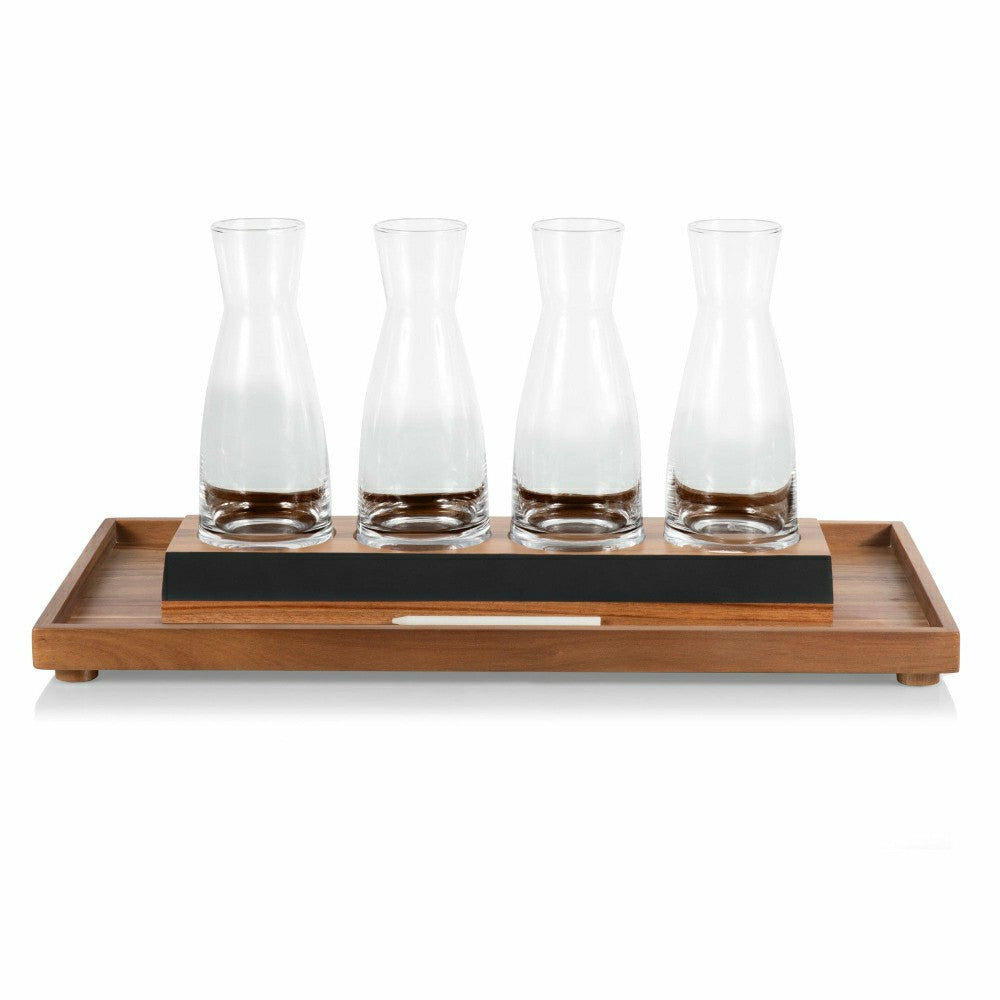 Cava Wine Tasting Kit with 4 Glass Carafes | Plow & Hearth