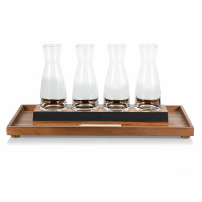 Cava Wine Tasting Kit with 4 Glass Carafes | Plow & Hearth