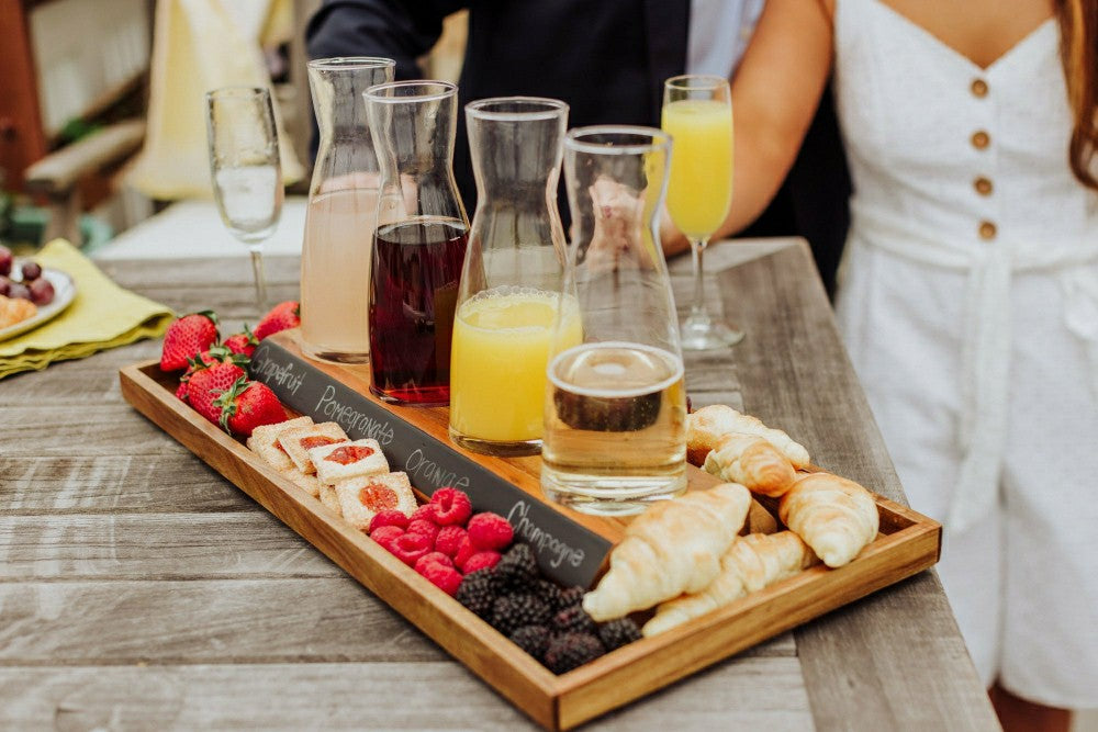 Cava Wine Tasting Kit with 4 Glass Carafes | Plow & Hearth