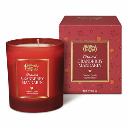 Frosted Cranberry Mandarin Candle | Plow & Hearth