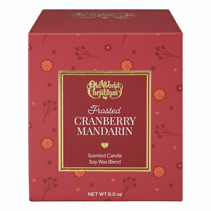Frosted Cranberry Mandarin Candle | Plow & Hearth