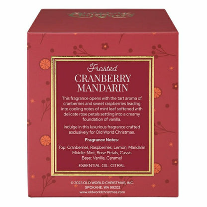 Frosted Cranberry Mandarin Candle | Plow & Hearth