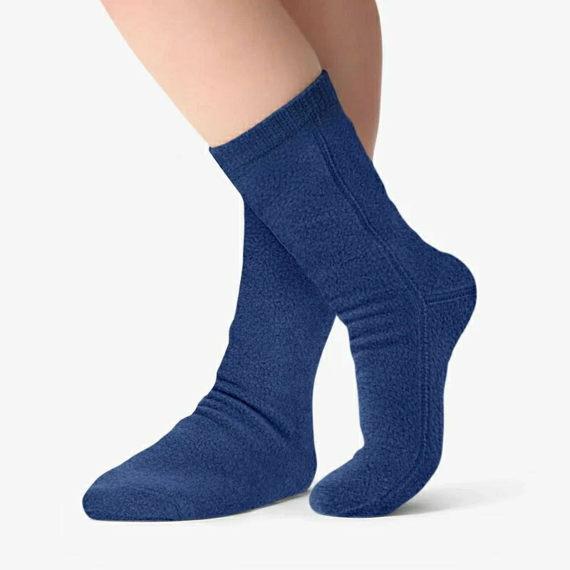 Polar Feet Adult Socks - Denim | Plow & Hearth