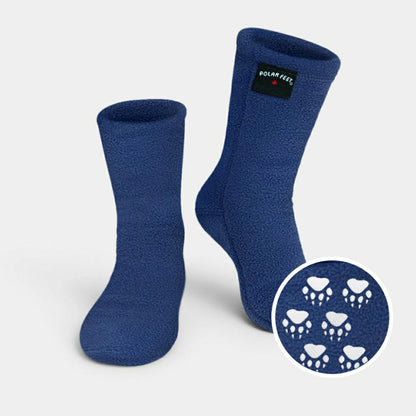 Polar Feet Adult Socks - Denim | Plow & Hearth
