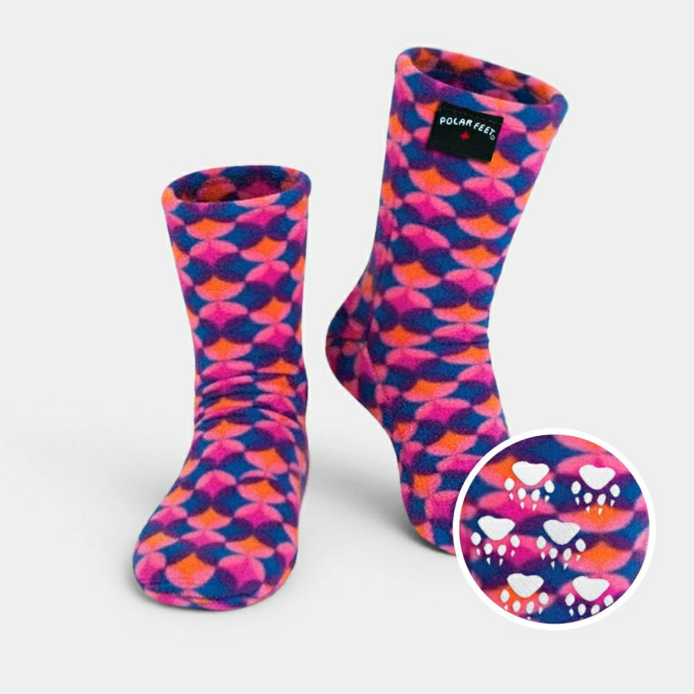 Polar Feet Adult Socks - Art Deco | Plow & Hearth