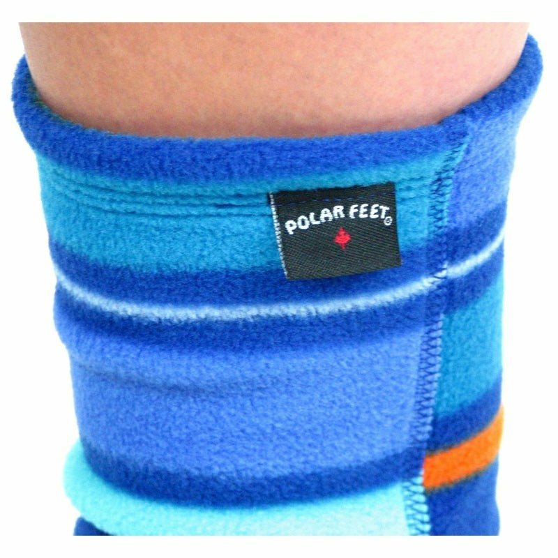 Polar Feet Fleece Socks - Jazz Stripes | Plow & Hearth