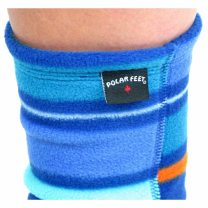 Polar Feet Fleece Socks - Jazz Stripes | Plow & Hearth
