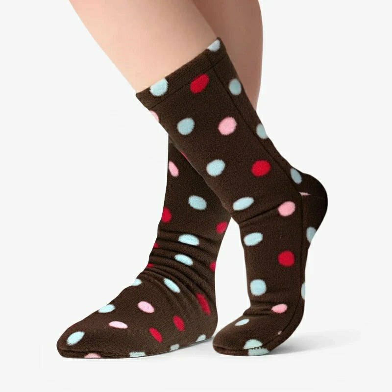 Polar Feet Fleece Socks - Smarties | Plow & Hearth