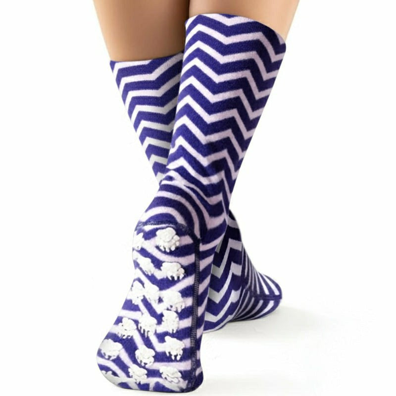 Polar Feet Fleece Socks - Zigzag | Plow & Hearth