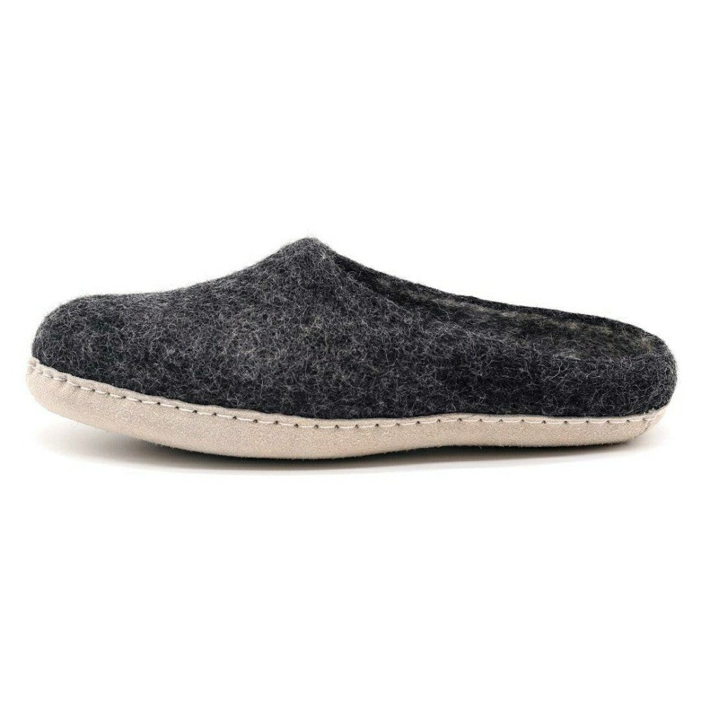Mens Astoria Wool House Slippers | Plow & Hearth