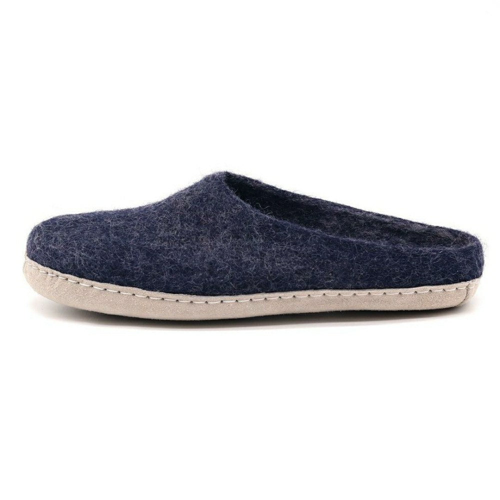 Mens Astoria Wool House Slippers | Plow & Hearth