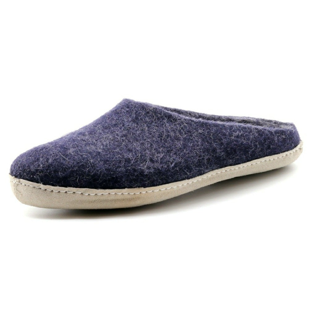 Mens Astoria Wool House Slippers | Plow & Hearth
