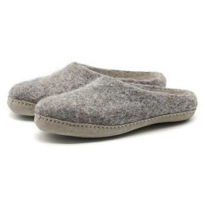 Mens Astoria Wool House Slippers | Plow & Hearth