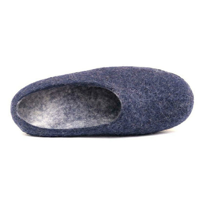 Mens Astoria Noir Wool House Slippers | Plow & Hearth