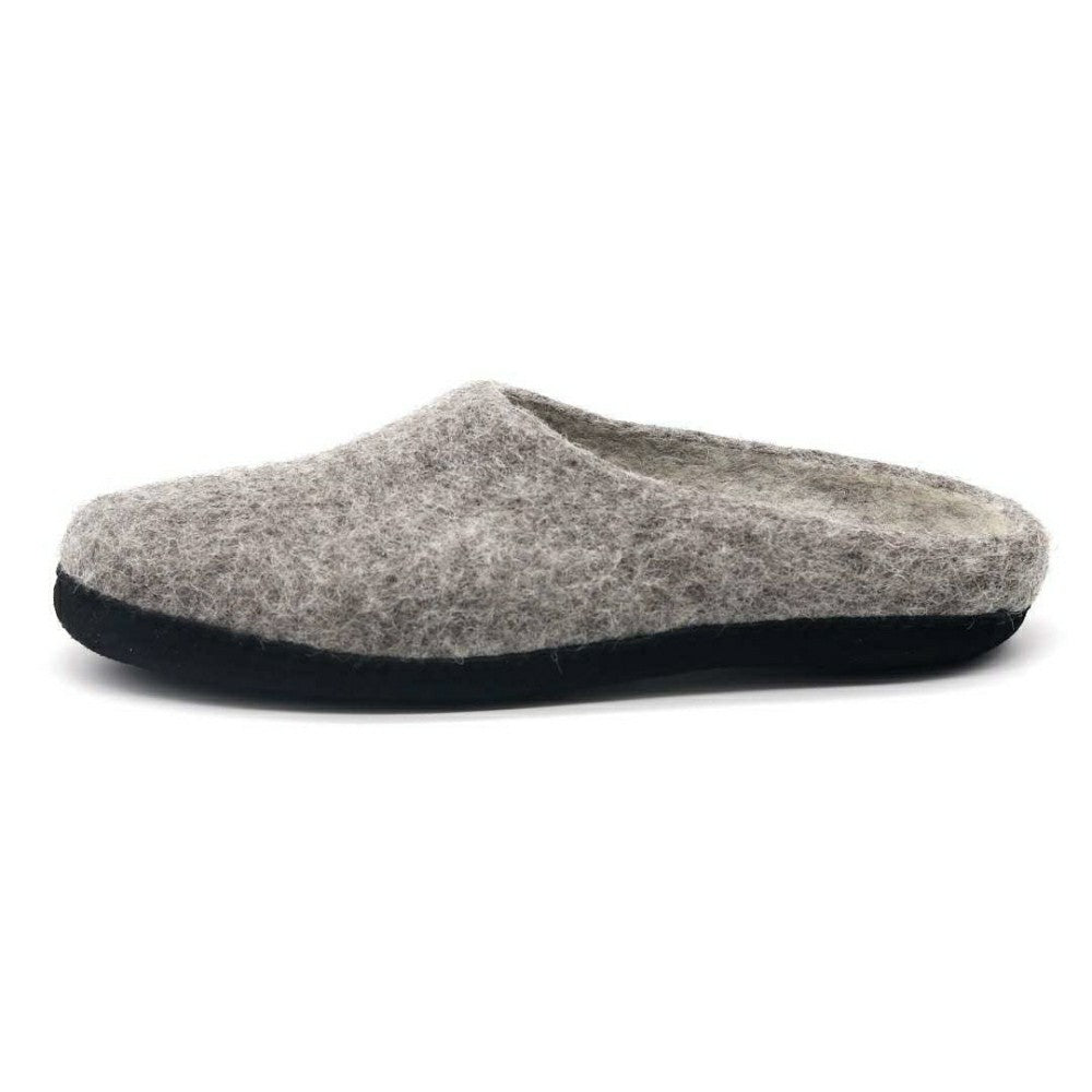 Mens Astoria Noir Wool House Slippers | Plow & Hearth