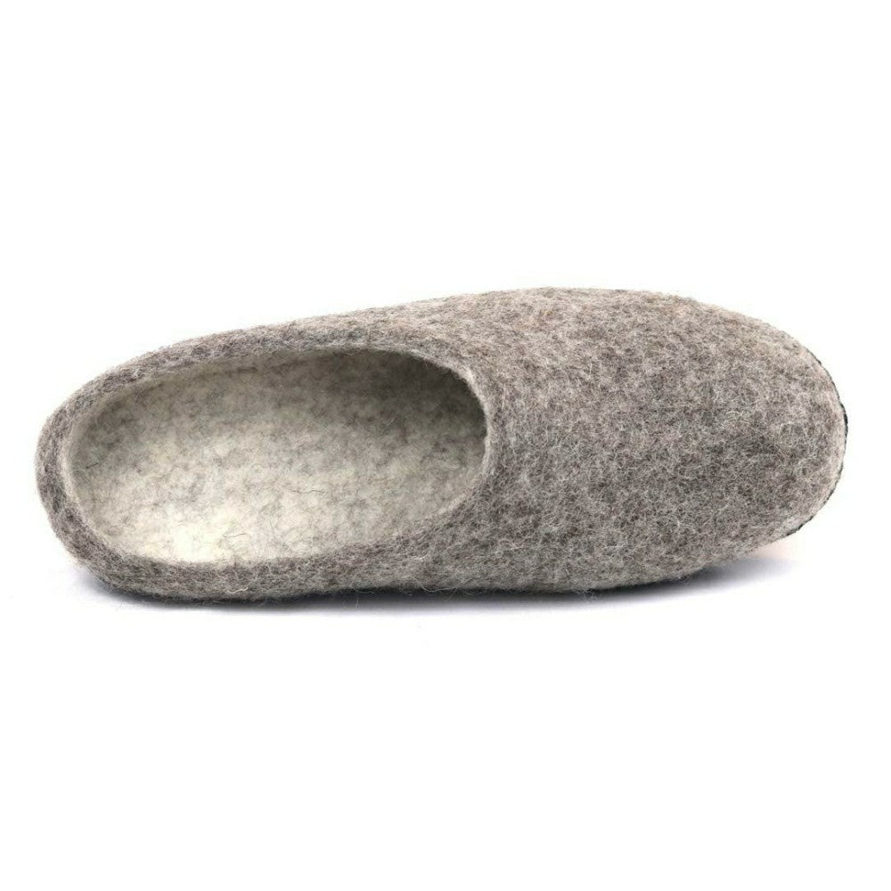 Mens Astoria Noir Wool House Slippers | Plow & Hearth