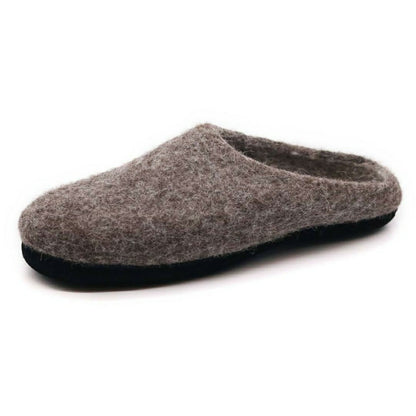 Mens Astoria Noir Wool House Slippers | Plow & Hearth