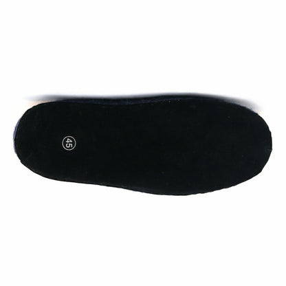Mens Astoria Noir Wool House Slippers | Plow & Hearth