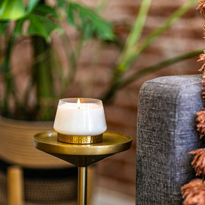 Forest Large Pressed Floral Candle | Plow & Hearth