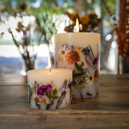 Apricot Rose Petite Oval Botanical Candle | Plow & Hearth
