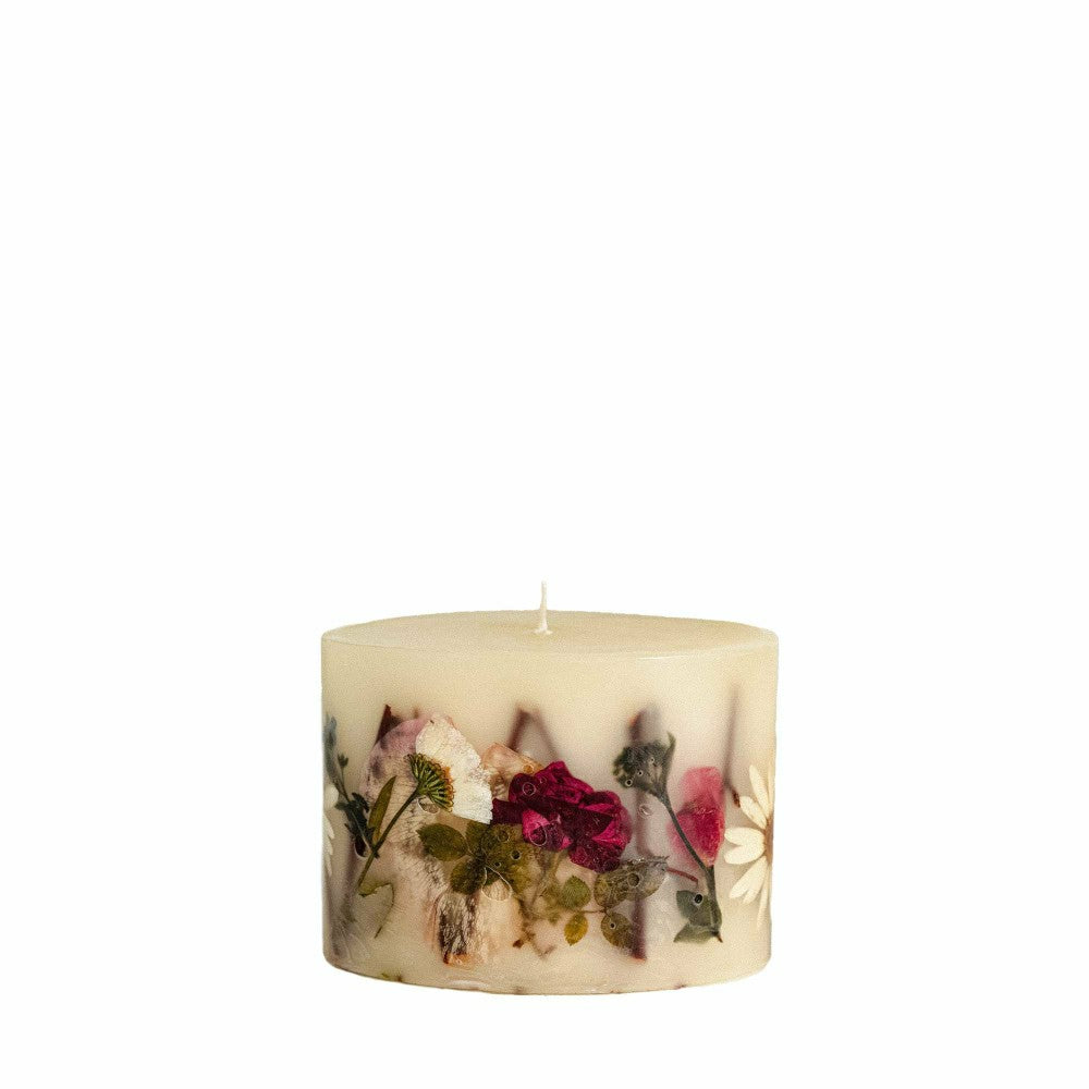 Apricot Rose Petite Oval Botanical Candle | Plow & Hearth