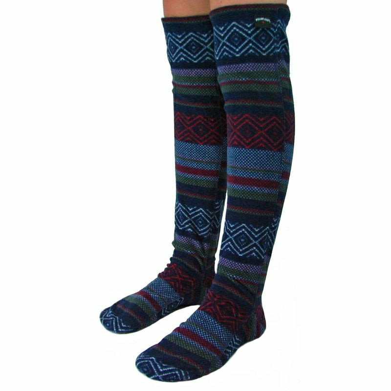 Over The Knee Fleece Socks - Nordic | Plow & Hearth