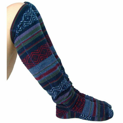 Over The Knee Fleece Socks - Nordic | Plow & Hearth