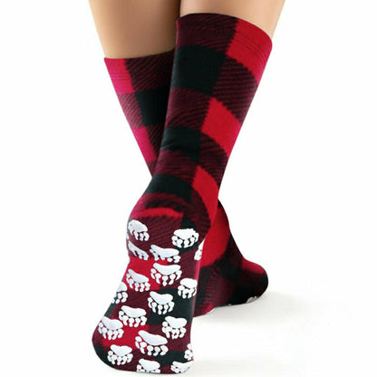Polar Feet Fleece Socks - Lumberjack | Plow & Hearth