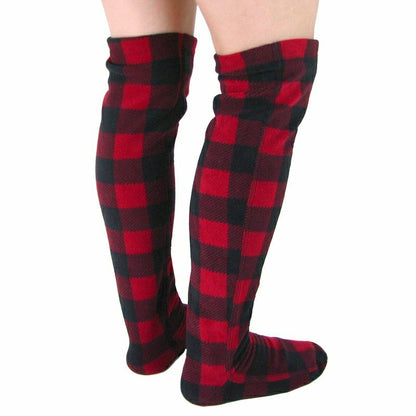 Over-the-Knee Fleece Socks - Lumberjack | Plow & Hearth