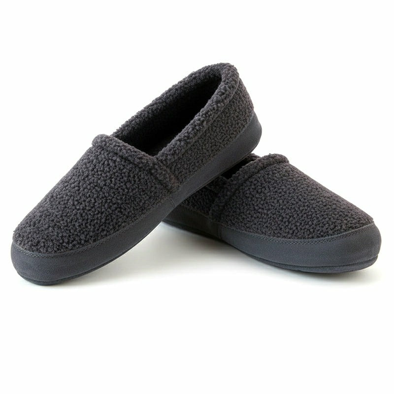 Polar Feet Men's Perfect Mocs - Grey Berber | Plow & Hearth