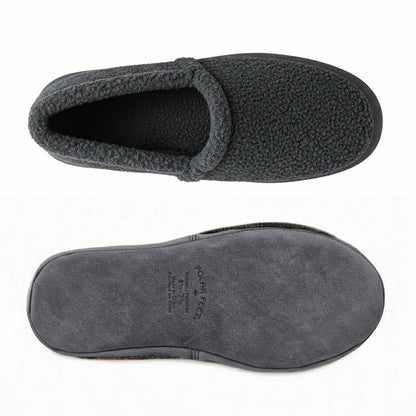 Polar Feet Men's Perfect Mocs - Grey Berber | Plow & Hearth