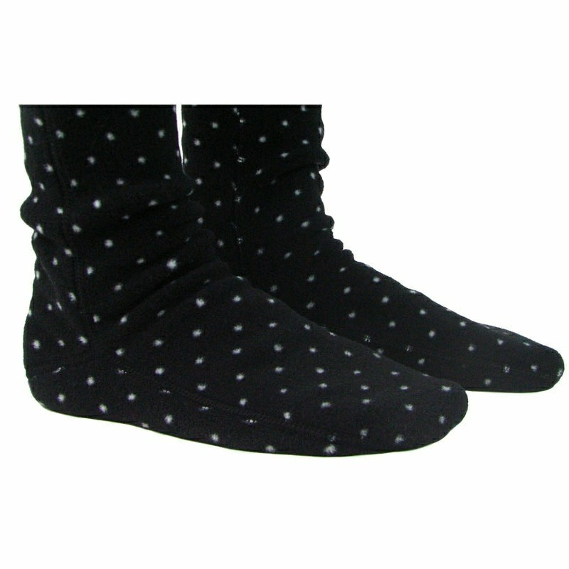 Over The Knee Fleece Socks - Domino | Plow & Hearth