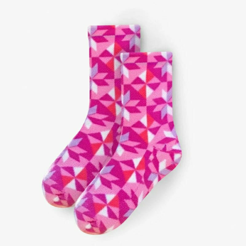 Polar Feet Adult Socks - Kaleidoscope | Plow & Hearth