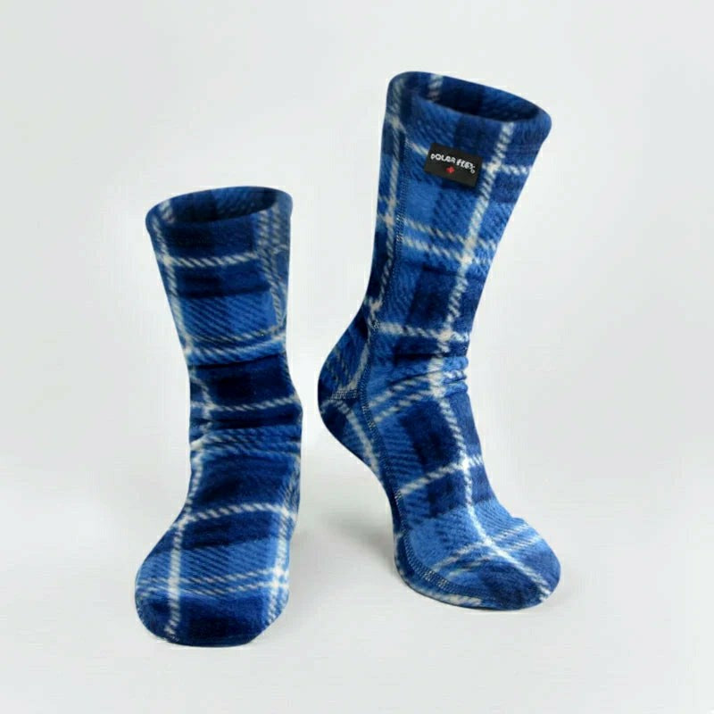 Polar Feet SUPER STRETCHY Fleece Socks - Flannel | Plow & Hearth