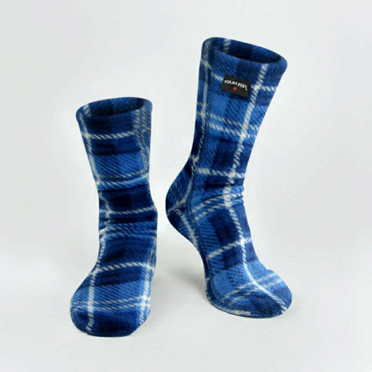 Polar Feet SUPER STRETCHY Fleece Socks - Flannel | Plow & Hearth