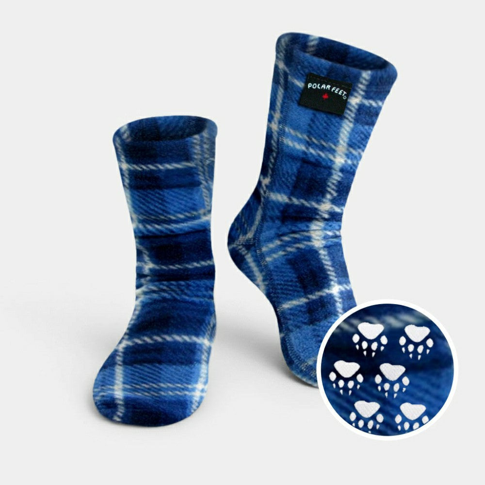 Polar Feet SUPER STRETCHY Fleece Socks - Flannel | Plow & Hearth