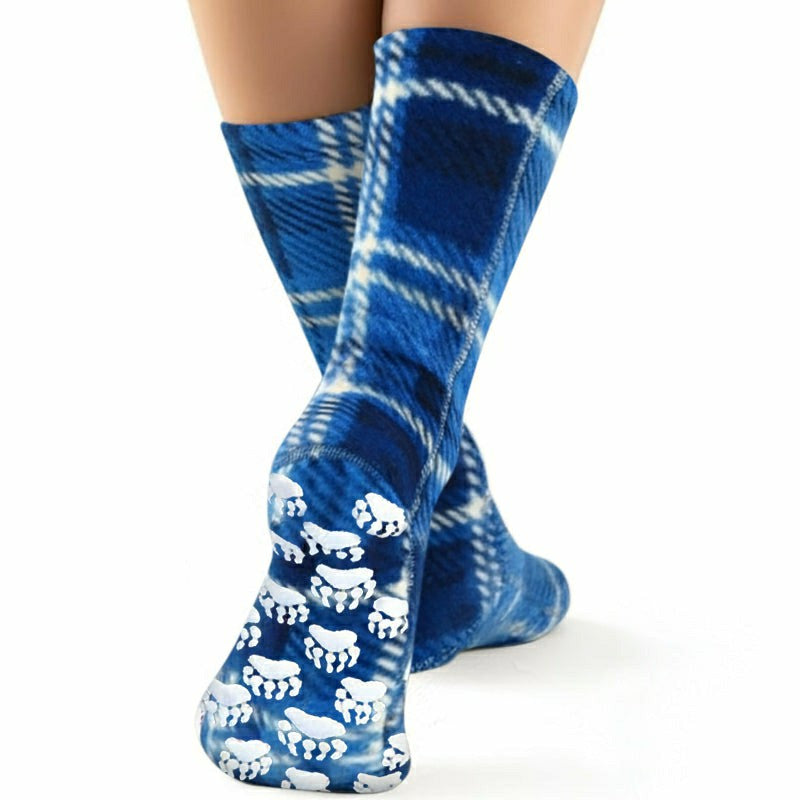 Polar Feet SUPER STRETCHY Fleece Socks - Flannel | Plow & Hearth