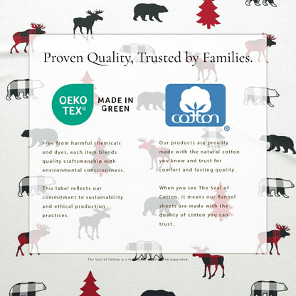 100% Turkish Cotton Flannel Sheet Sets - Boulder Collection | Plow & Hearth