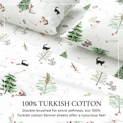 100% Turkish Cotton Flannel Sheet Sets - Boulder Collection | Plow & Hearth