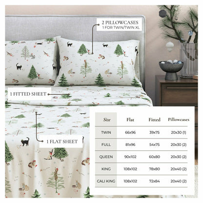 100% Turkish Cotton Flannel Sheet Sets - Boulder Collection | Plow & Hearth