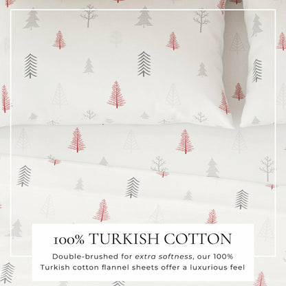 100% Turkish Cotton Flannel Sheet Sets - Boulder Collection | Plow & Hearth