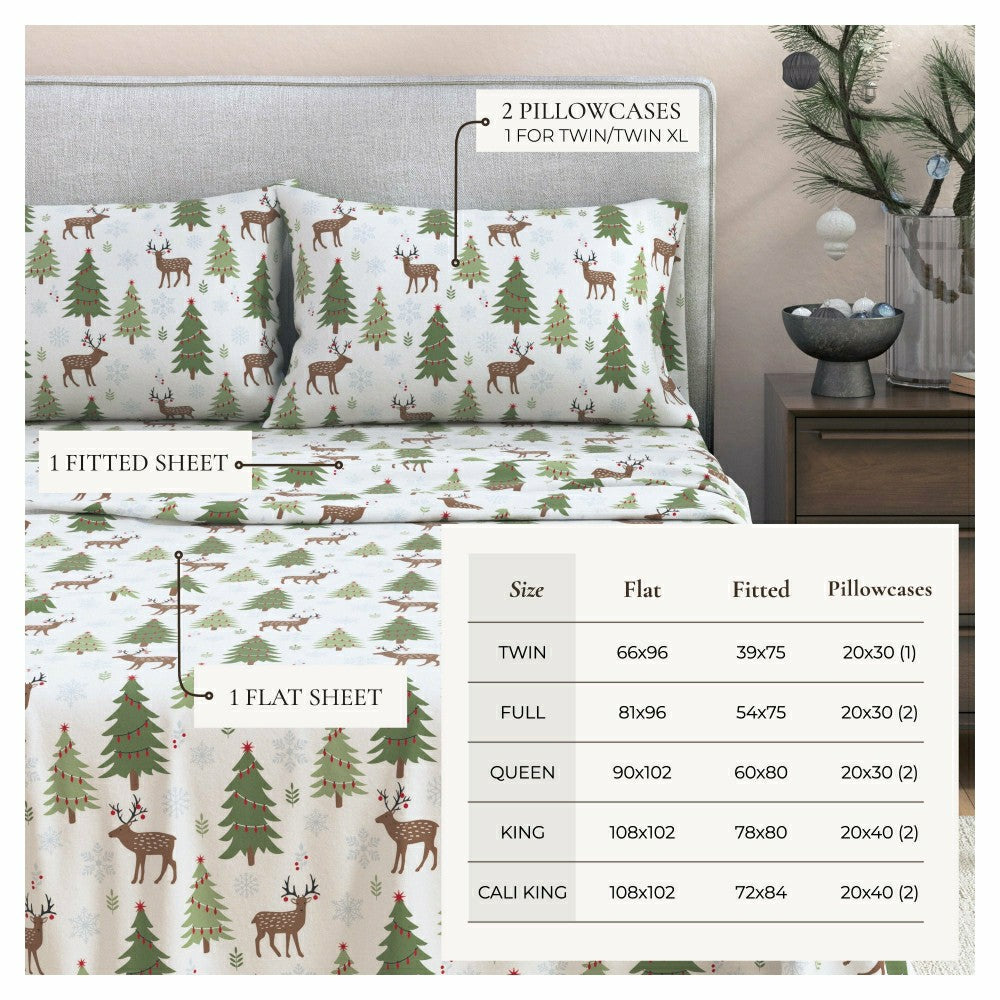 100% Turkish Cotton Flannel Sheet Sets - Boulder Collection | Plow & Hearth