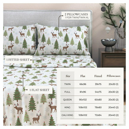 100% Turkish Cotton Flannel Sheet Sets - Boulder Collection | Plow & Hearth