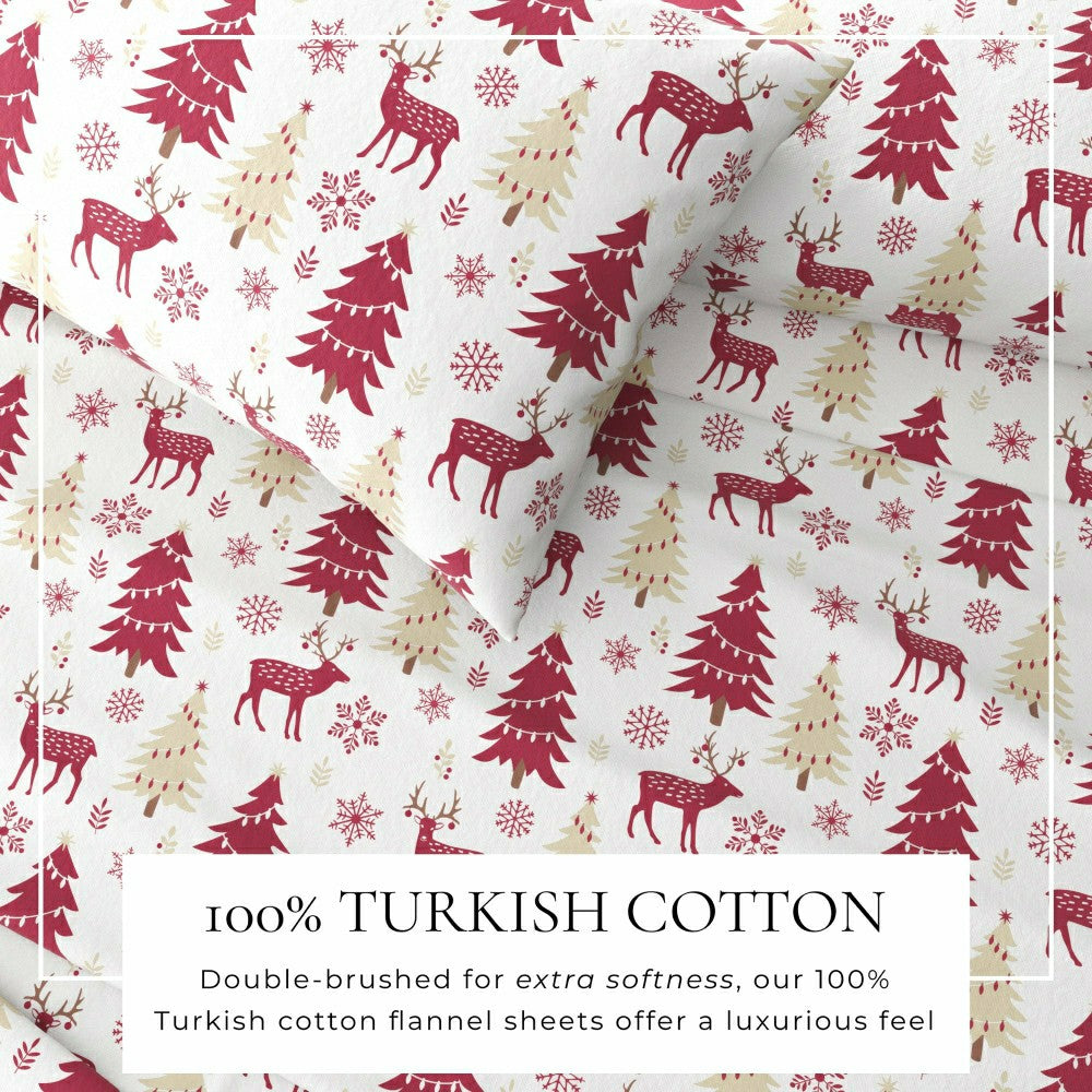 100% Turkish Cotton Flannel Sheet Sets - Boulder Collection | Plow & Hearth