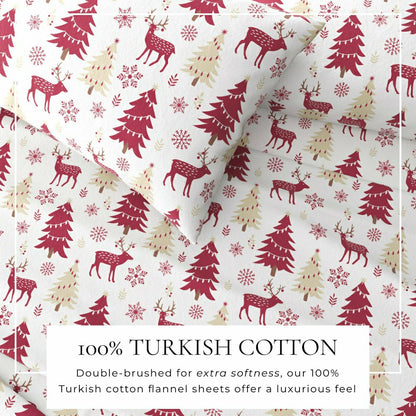 100% Turkish Cotton Flannel Sheet Sets - Boulder Collection | Plow & Hearth